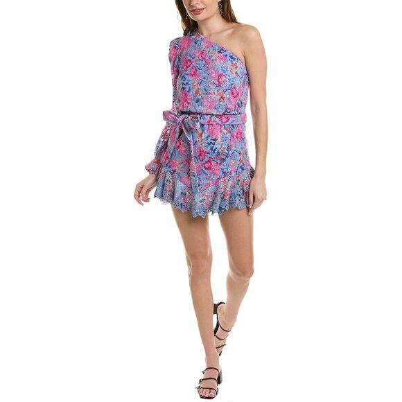 Hemant & Nandita Womens  Mila Mini Dress, Blue - Picture 1 of 3